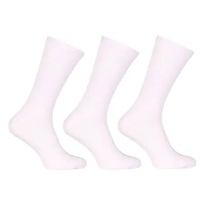 3PACK Socks Nedeto High Bamboo White