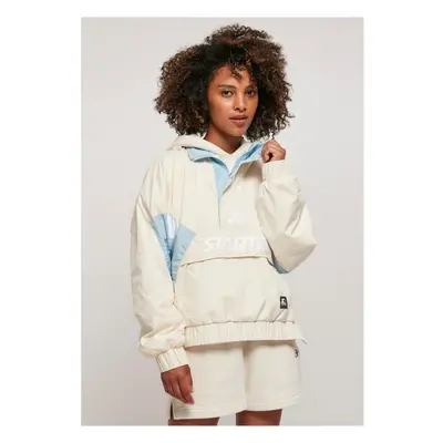 Women's Colorblock Halfzip Starter Windbreaker Light White/Ice Blue