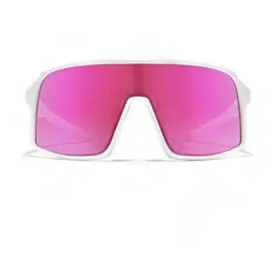 Sports sunglasses WAYE - White w Pink Multi lens Cat.