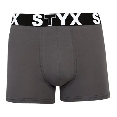 Children's boxers Styx sports rubber dark gray