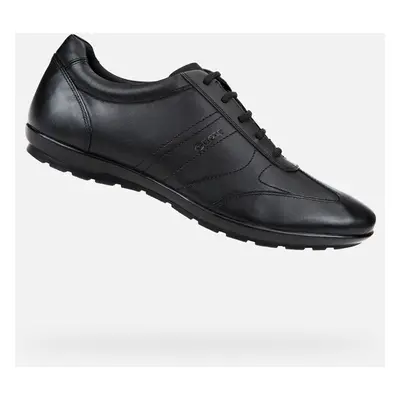 Black Men's Casual Shoes Geox Symbol - Men