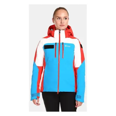 Women's ski jacket Kilpi DEXEN-W blue/red