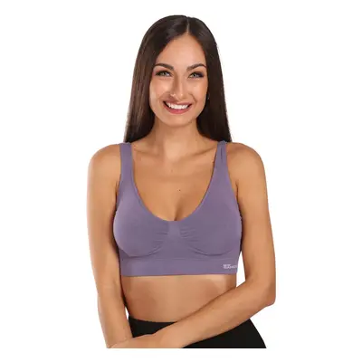 Women's bra Gina bamboo purple