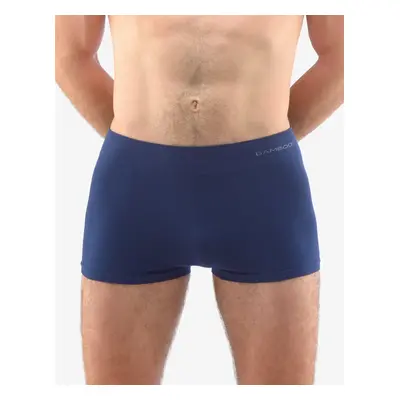 Men's boxers Gino seamless bamboo blue