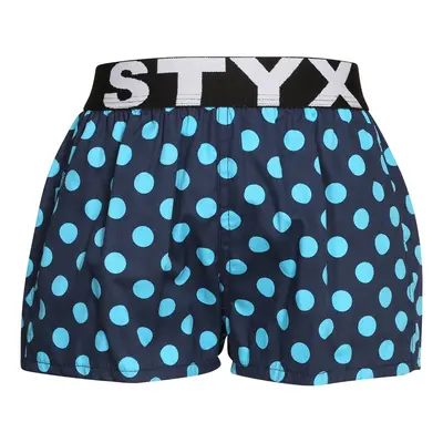 Children's boxer shorts Styx art sports elastic polka dots