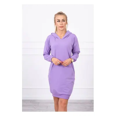 Purple dress with hood