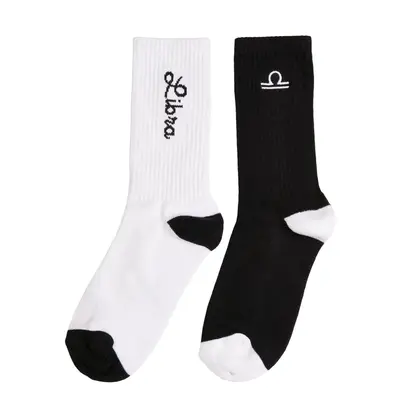 Zodiac 2-Pack Socks Black/White Pound