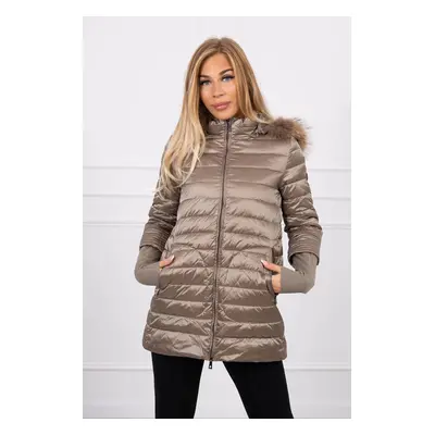 marka niezdefiniowana Winter Jacket TIFFI beige