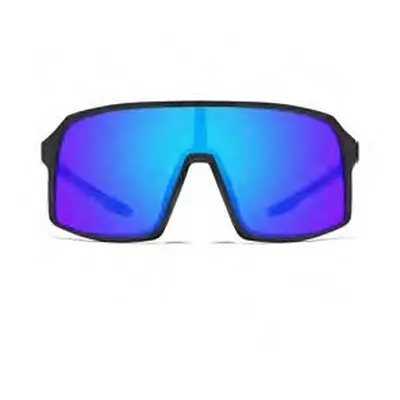 Sports sunglasses WAYE - Matt Black w Blue Multi lens Cat.