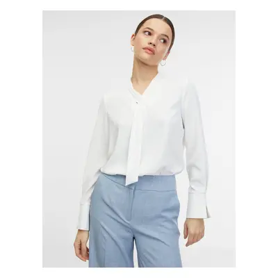 Orsay White Women's Satin Blouse - Women