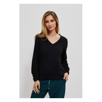 V-neck sweatshirt