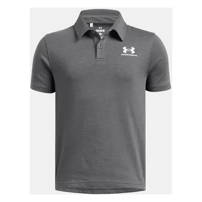 Boys' T-shirt Under Armour UA B Icon Polo-GRY - Boys