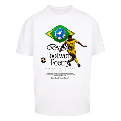 Men's T-shirt Footwork Poetry Oversize white