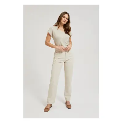 Women's jeans MOODO - beige