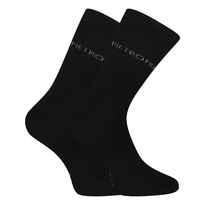 Pietro Filipi High Bamboo Black Socks