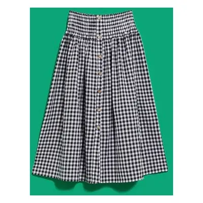 WOMEN'S SKIRT L-SC-4018 BÍLÁ_ČERNÁ