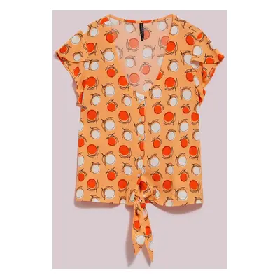 WOMEN'S SHIRT L-KO-4052 PEACH