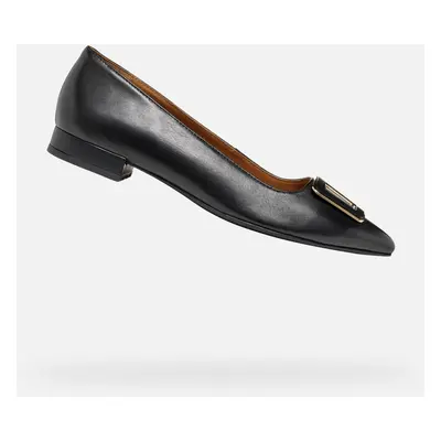 Black women's ballet flats Geox Charyssa - Women's