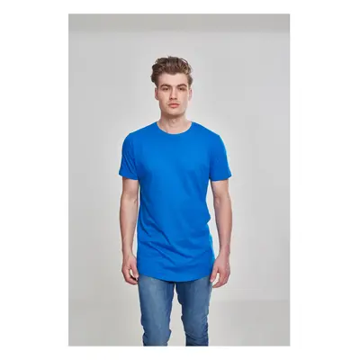 Long T-shirt in the shape of bright blue