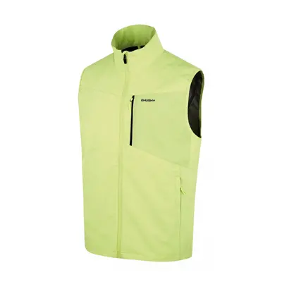 Men's softshell vest HUSKY Salien lt. putting green