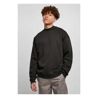 Mock Neck Crew Black