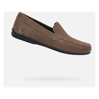 Light grey men's loafers Geox Ascanio - Men's