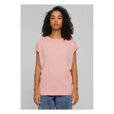 Women's Extended Shoulder Tee T-Shirt - Pink