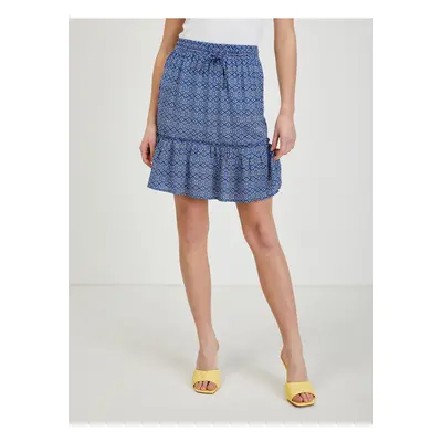 Blue Women's Patterned Skirt ORSAY - Ladies