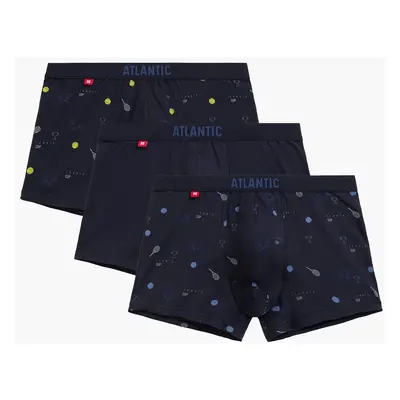 Men's Boxers ATLANTIC 3Pack - Navy Blue