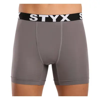 Men's functional boxer shorts Styx dark grey