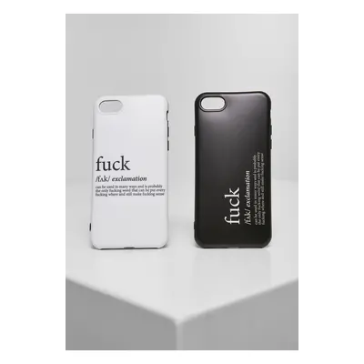 Fuck I Phone Case Set 6/7/8 Black/White