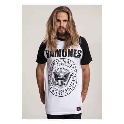 Ramones Circle Raglan T-shirt wht/blk