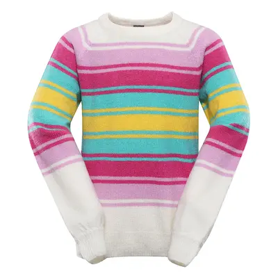 Children's striped sweater nax NAX NORDO cream