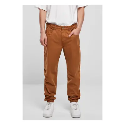 Southpole Script Caramel Twill Trousers