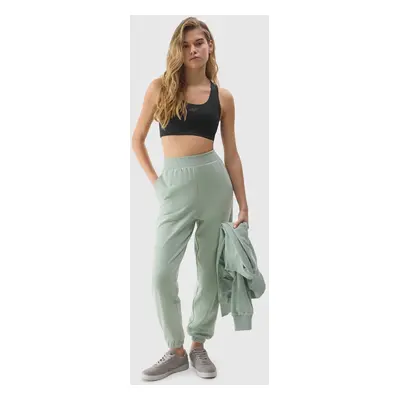 Women's 4F Organic Cotton Jogger Sweatpants - Green