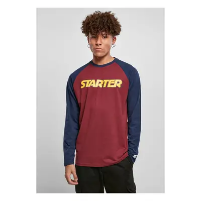 Men's long-sleeved T-shirt Starter Raglan red/blue