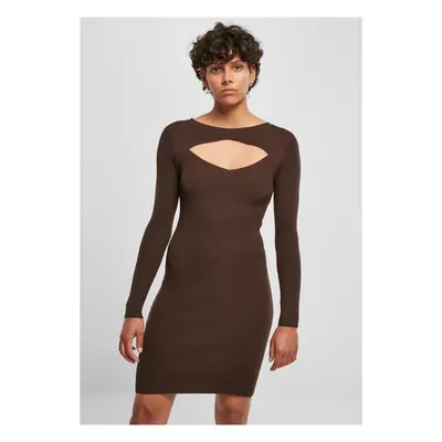 Women's dress Cut Out brown