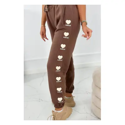 Cotton Amour mocca pants