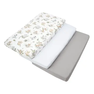 Medi Partners Set of pcs. Fitted Sheet 60x120 cm 100% Cotton Baby Bed Linen Mattress