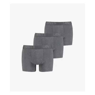 3PACK men's boxers Levis gray