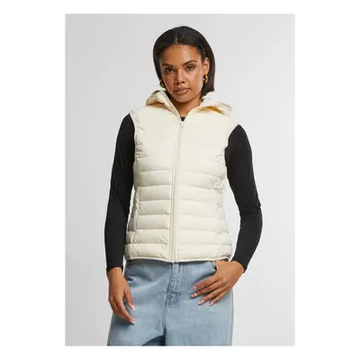 Women's ultra-light quilted vest cream