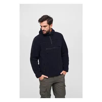 Teddyfleece Worker Pullover Jacket Dark Blue