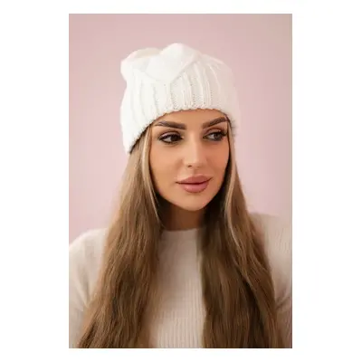 marka niezdefiniowana Women's cap Liliana K375 white