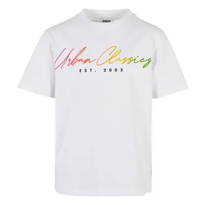 Boys Script Logo T-Shirt White