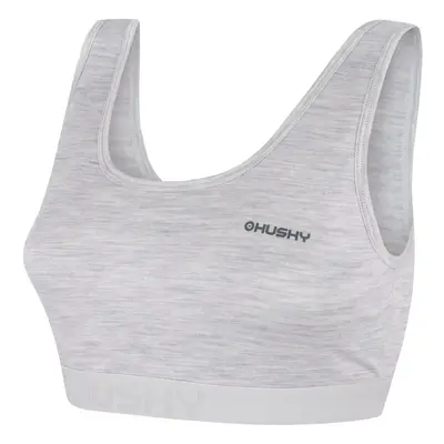 Merino thermal underwear HUSKY Mebra light grey bra