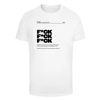 Men's T-shirt F*ck Definition white