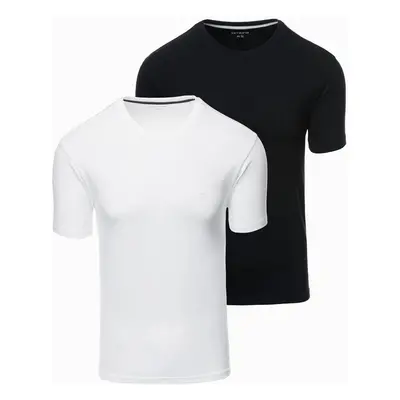 Ombre Set of men's t-shirts with round neckline