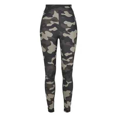 Camo Tech Women's High Waist Leggings Dark Mask