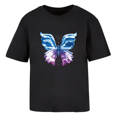 Women's T-Shirt Chromed Butterfly Tee - Black