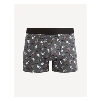 Celio Patterned Boxer Shorts Fiasie - Men's